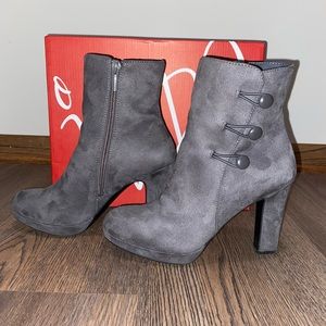 Grey Ankle Bootie
